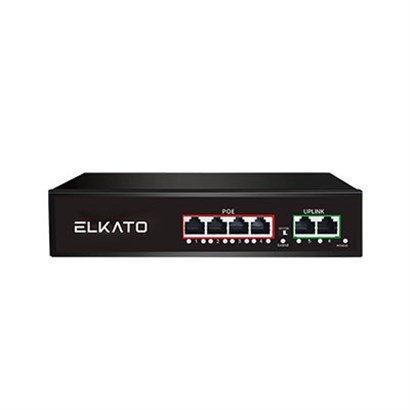 سوییچ 4 پورت PoE الکاتو ELKATO 1SB0420BP-65W