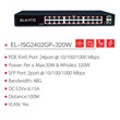 سوییچ 24  پورت PoE  الکاتو ELKATO 1SG2402GP-320W